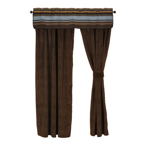 Hudson Earth Drape Panel & Valance Set