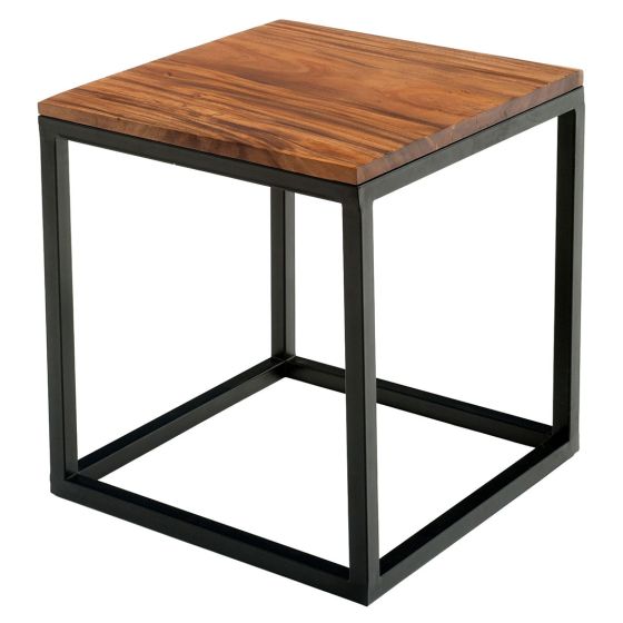 Julia Natural Wood Contemporary End Table