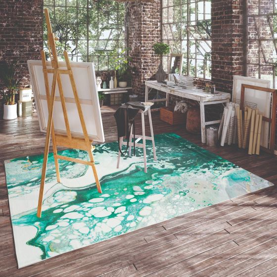 Kikiamo Series X Rug - Emerald City