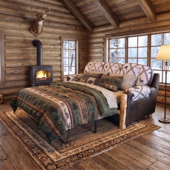 Beartooth Aspen Mountain Comfort Upholstered Sleeper Sofas
