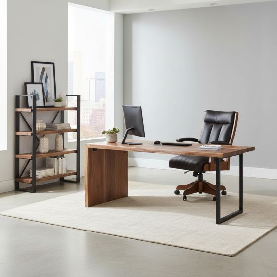 Modern Rustic Live Edge Natural Wood Shelves: Some lifestyle images are created with AI for visualization purposes. Crafted from natural solid wood, each piece is unique and will vary.