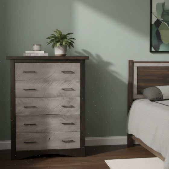 Chest of Drawers: Some lifestyle images are created with AI for visualization purposes. Crafted from natural solid wood, each piece is unique and will vary.