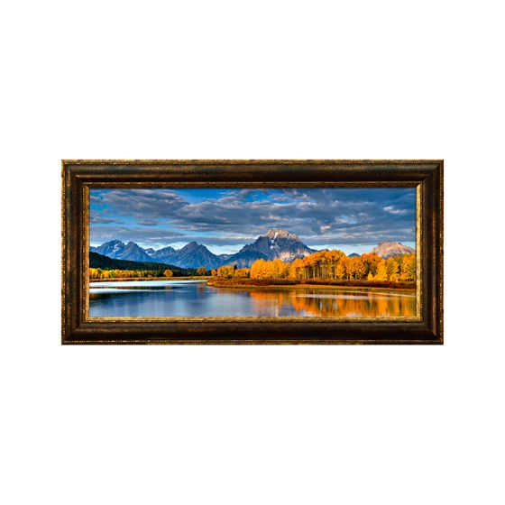 "Oxbow Bend II" by Mitchell Mansanarez
12" x 30" - #8205 Décor Frame