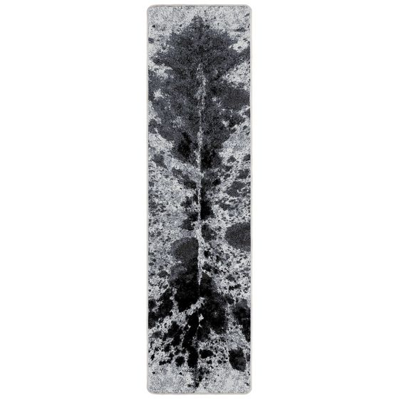 Pioneer Longhorn Rug - Black & White