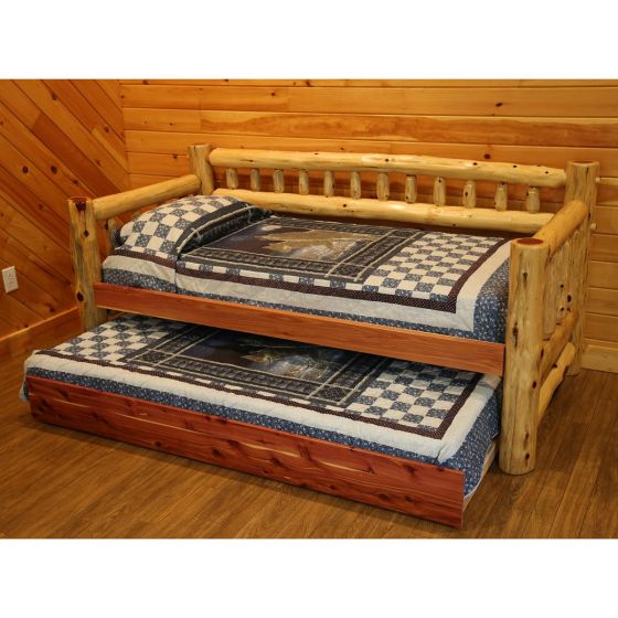Rust Valley Red Cedar Daybed & Trundle