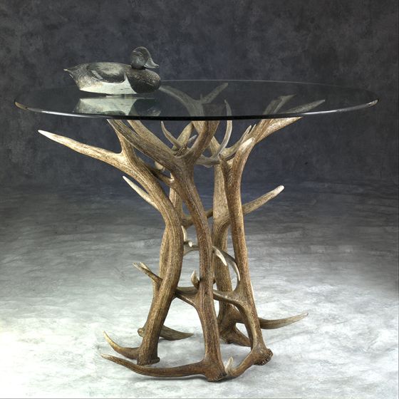 Elk Antler Breakfast Table