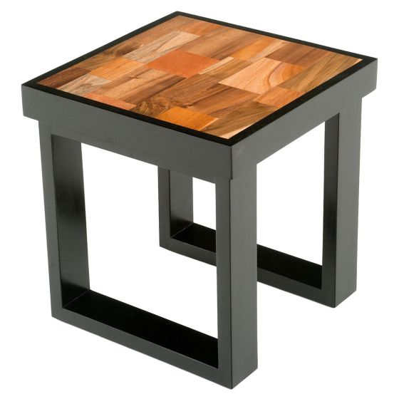 Urban Rustic Butcher Block End Table