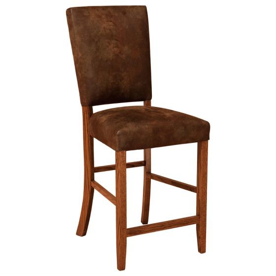 Warner Modern Upholstered Bar Stool - Stationary