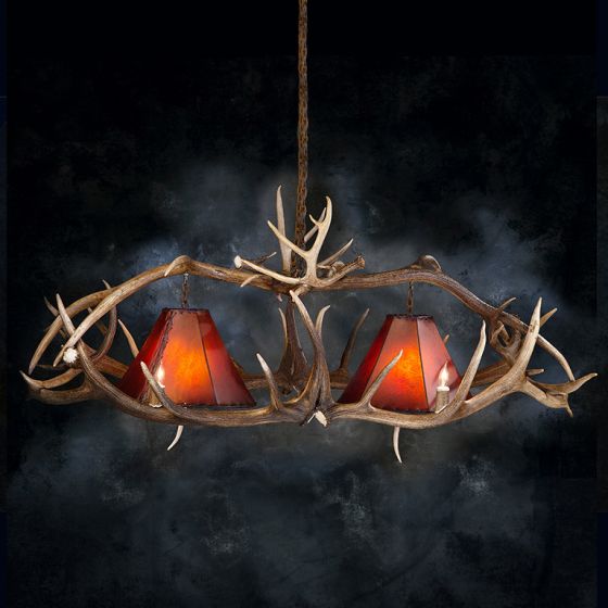 Real Antler Billiard, Bar & Dining Chandelier - Medium
