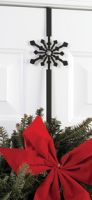 Wrought Iron Snow Flake Wreath Hanger