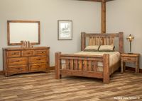 Sawmill 1 Drawer Nightstand in Bedroom Setting