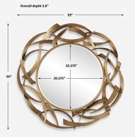 Cutting Edge Round Mirror
