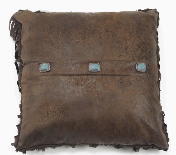 Triple Turquoise Concho Accent Pillow