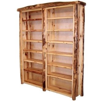 Log Cabin Style Bookcase