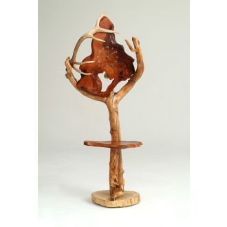 Aspen and Redwood Floor Clock