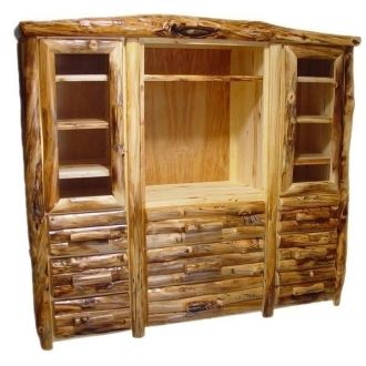 Log Entertainment Center #1