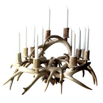 Rustic Antler Candelabra
