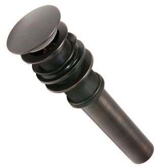1.5" Non-Overflow Oil Rubbed Bronze Bathroom Sink Pop-Up Drain