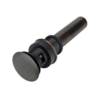 1.5" Oil Rubbed Bronze Overflow Pop-up Oil Bathroom Sink Drain
