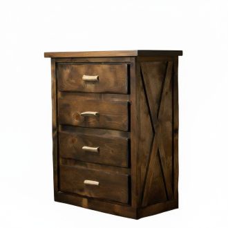Antler & Barnwood 4 Drawer Chest
