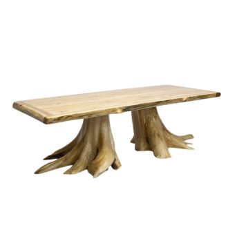 Rustic Double Stump Dining Table