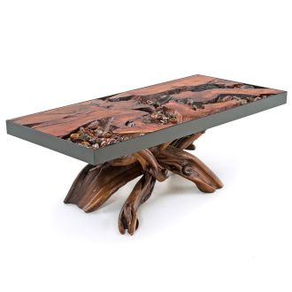A River Runs Through It Juniper & Redwood Coffee Table