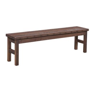 Almanzo Pioneer Barn Wood Dining Bench - Provincial Finish