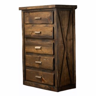 Antler & Barnwood 5 Drawer Chest