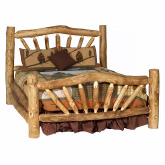 Aspen Ridge Storm Mountain Log Bed