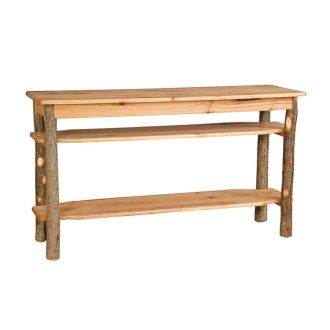 Saranac Hickory Log Sofa Tv Stand