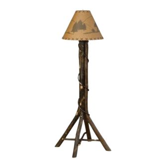 Log Floor Lamp