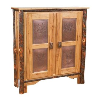 Saranac Hickory Double Door Pie Safe w/ 2 adjsutable shelves