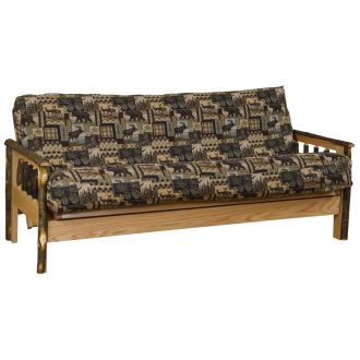 Rustic Log Futon