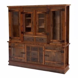 Reclaimed Heritage Oakridge Barn Wood Buffet & Hutch