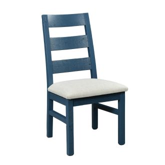 Brighthouse Barn Wood Dining Side Chair - Royal Blue Frame Finish