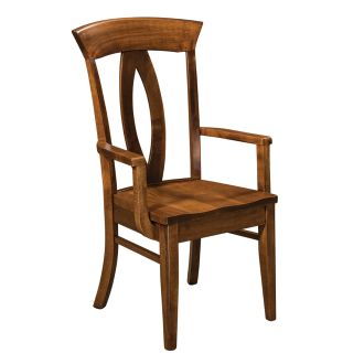 Brookfield Meadows Hardwood Dining Arm Chair
