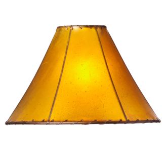 Rustic Rawhide 18" Round Lampshade--Buckskin