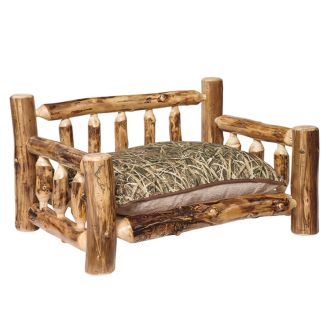 Rustic Colorado Aspen Dog Bed