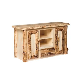 Rustic Colorado Aspen 2 Door 1 Drawer TV Stand