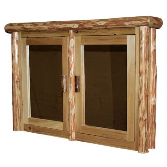 Cedar Lake Rustic Double Medicine Cabinet