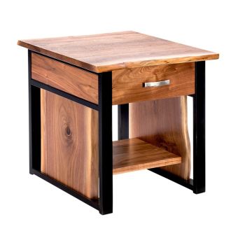 Comstock Modern Wood Side Table