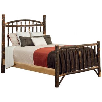 Saranac Hickory Dakota Log Bed