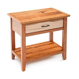 Denver Ambrosia Maple & Cherry 1 Drawer Nightstand