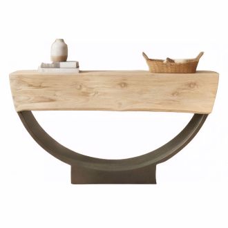 Exotic Reclaimed Hardwood Console Table