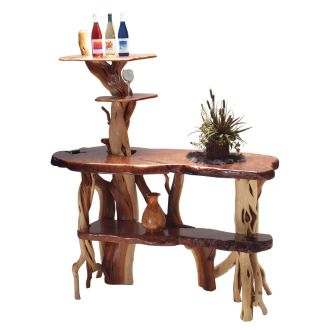 Free Standing Redwood & Juniper Bar