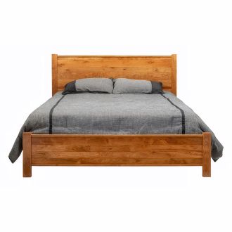 Fullerton Cherry Wood Panel Bed