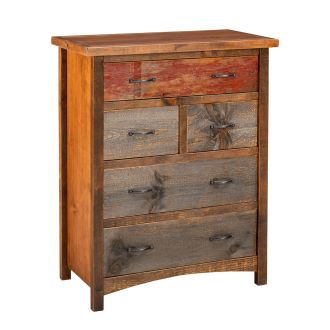 Gold Fields Barn Wood 5 Drawer Chest