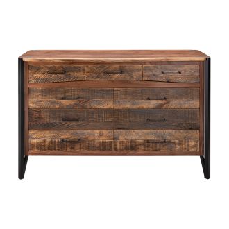 Hampshire Hills Nine Drawer Dresser Black Metal