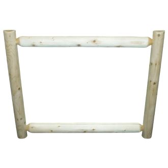 Hidden Lake Log Wall Mirror Frame