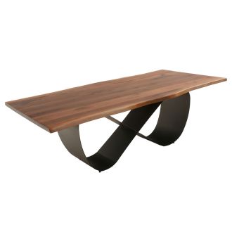 Infinity Modern Live Edge Dining Table